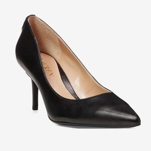 Ralph Lauren Black Leather Heels